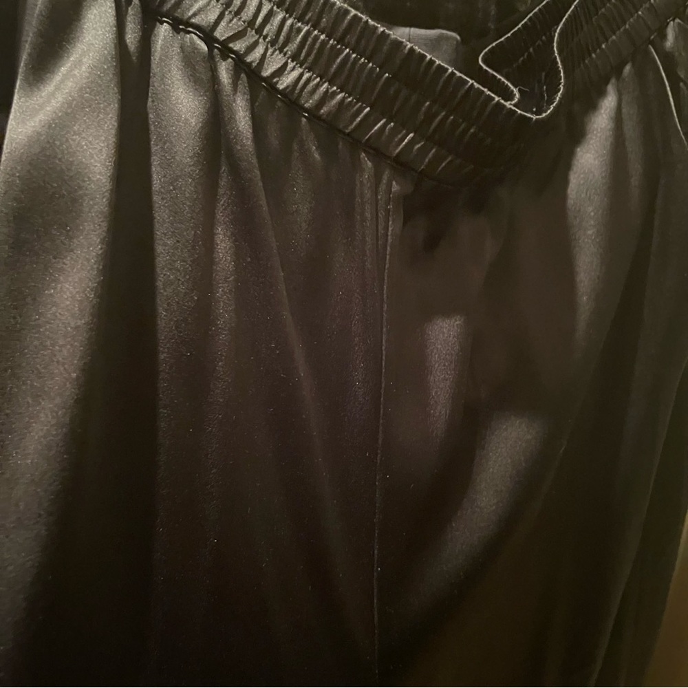 Anine Bing Romy Wide Leg Silk Pants MEDIUM, Never Worn, Orig $300 - Picture 10 of 11